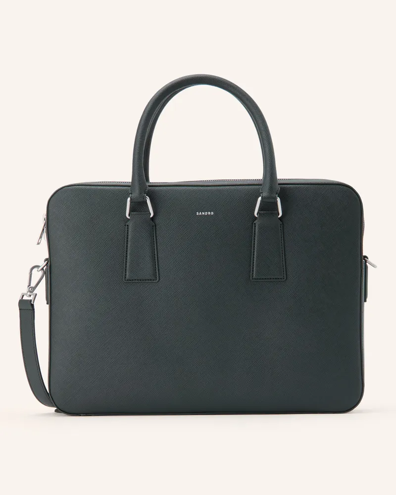 Sandro Laptop-Tasche gruen Khaki