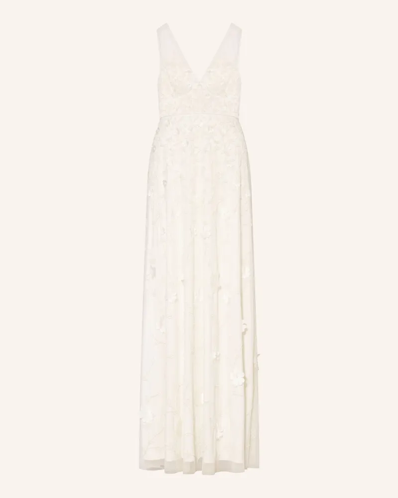 Adrianna Papell Abendkleid Mit Schmuckperlen weiss Ecru