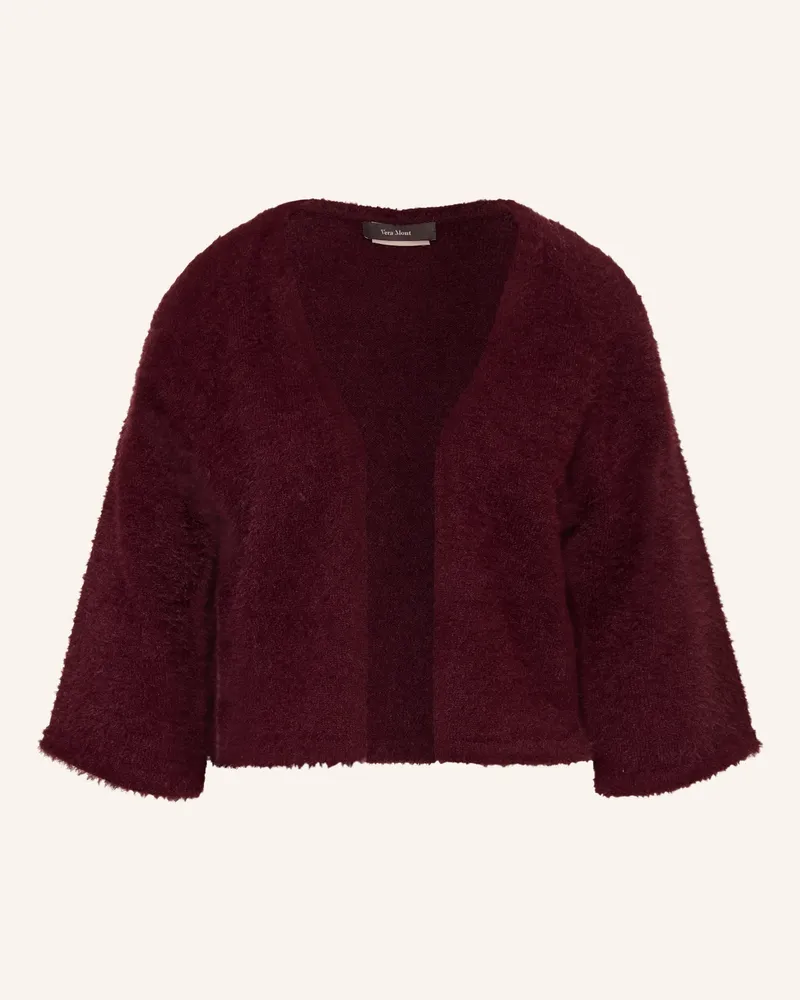 Vera Mont Bolero Mit 3/4-Arm rot Dunkelrot