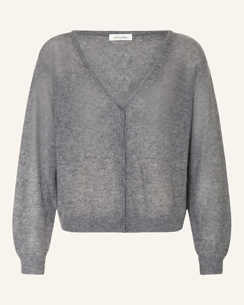 American Vintage Strickjacke Grau