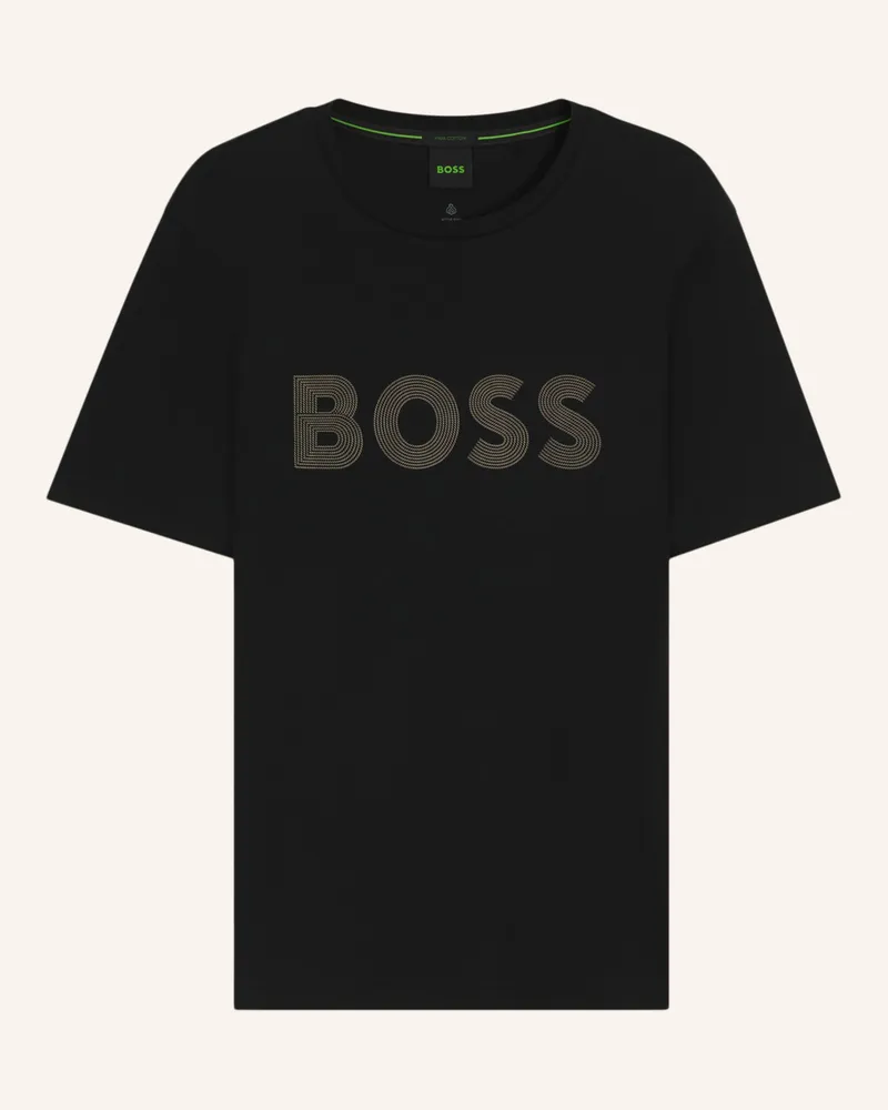 HUGO BOSS T-Shirt TEE LOGO FUTURE Regular Fit Schwarz
