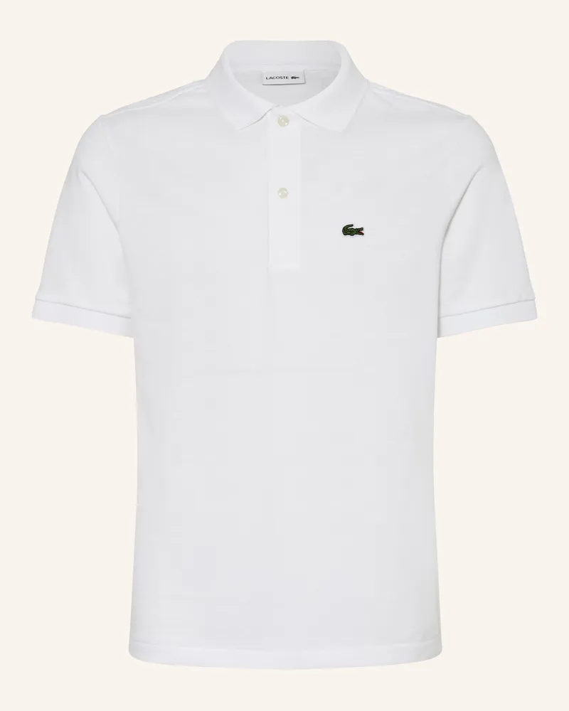 Lacoste Piqué-Poloshirt Weiss