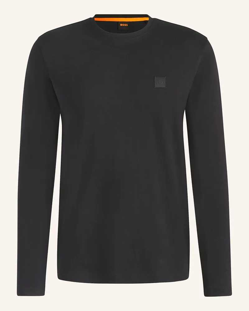 HUGO BOSS Longsleeve TACKS Schwarz