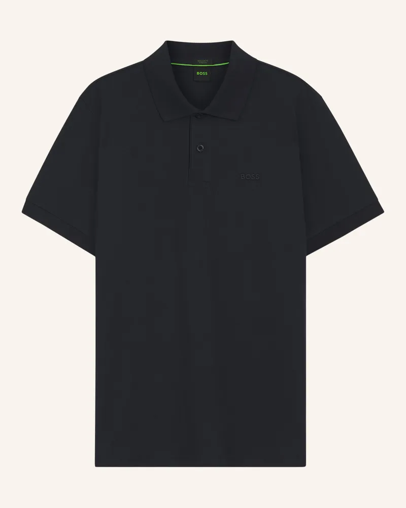 HUGO BOSS Polo Pl_Union Tape Regular Fit blau Dunkelblau
