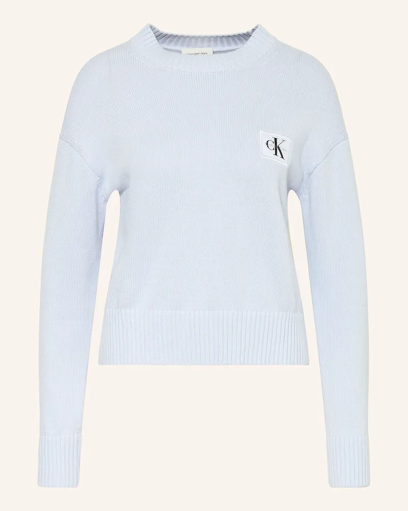 Calvin Klein Sweatshirt blau Hellblau