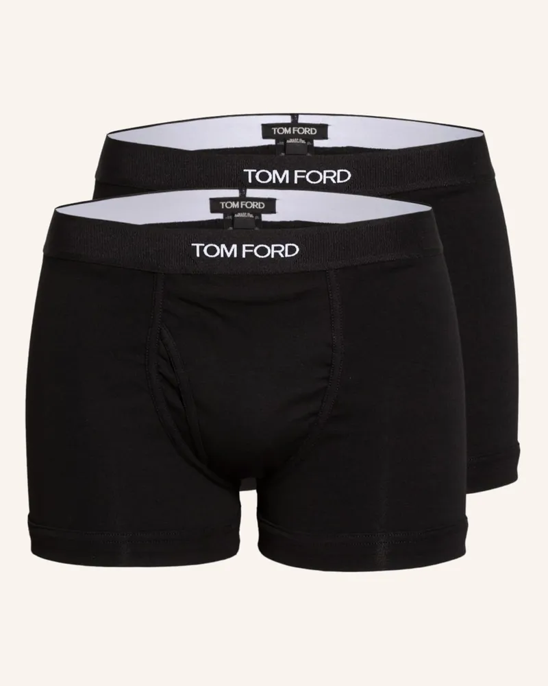 Tom Ford 2er-Pack Boxershorts schwarz Schwarz