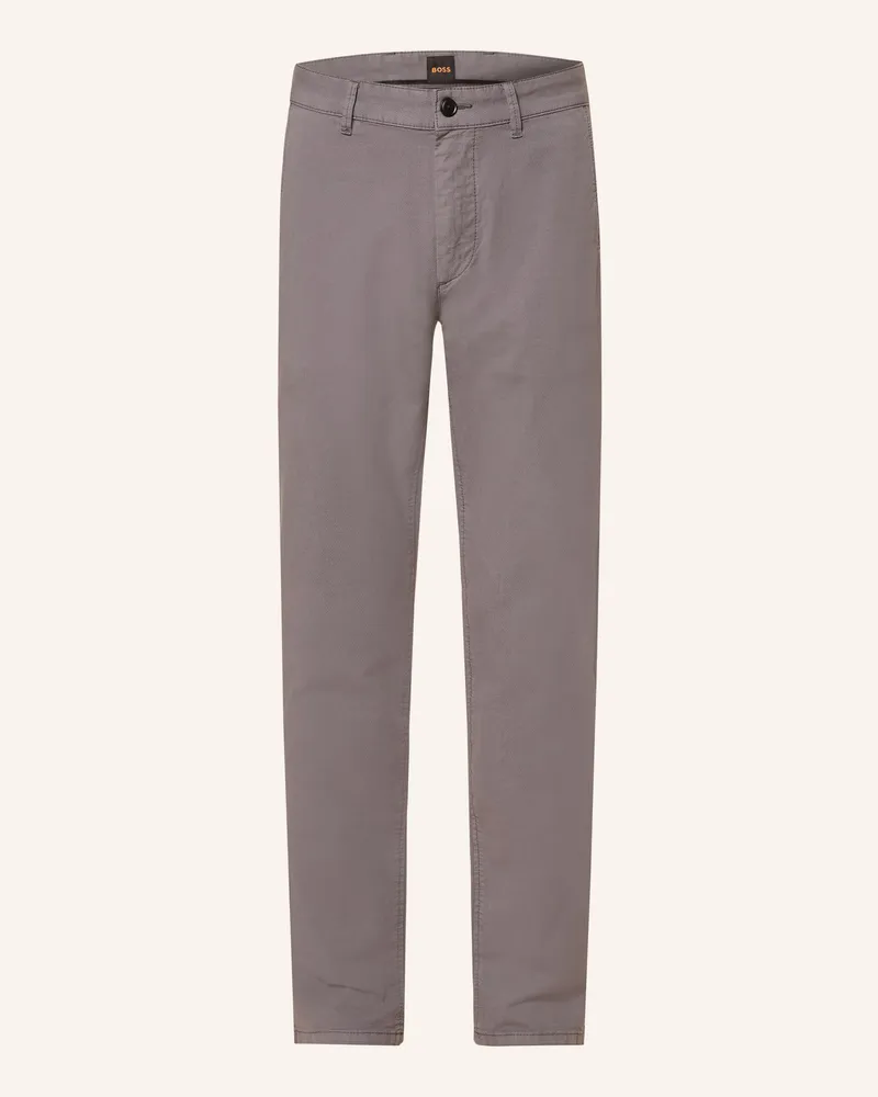 HUGO BOSS Chino Slim Fit grau Dunkelgrau