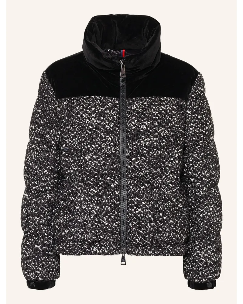 Moncler Daunenjacke GIROTTE mit Tweed Schwarz