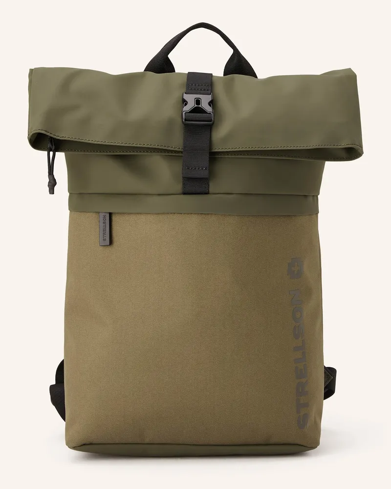 Strellson Rucksack ALPERTON EDDIE mit Laptop-Fach Oliv