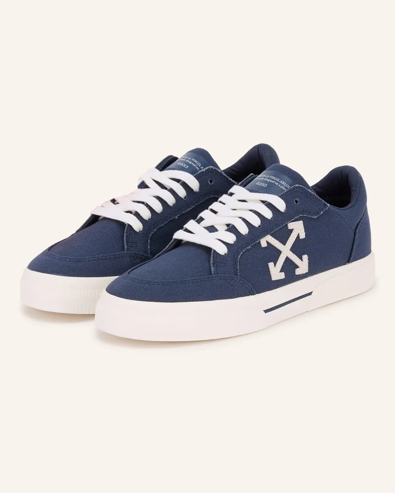 OFF-WHITE Sneaker Vulc Low blau Dunkelblau