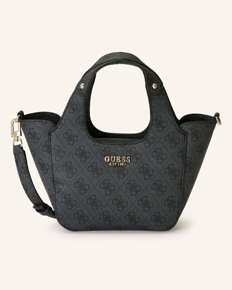 Guess Handtasche CALISTA MINI mit Pouch Dunkelgrau