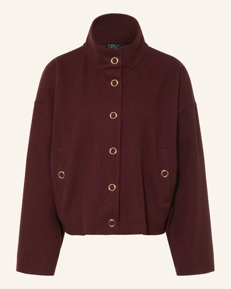 S.Oliver Kastenjacke rot Dunkelrot