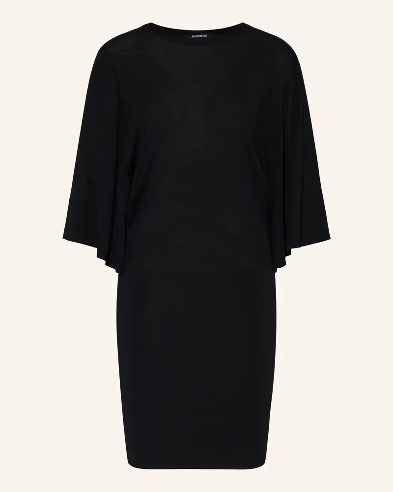 Jacquemus Strickkleid La Robe Maille Mananco Aus Merinowolle schwarz Schwarz