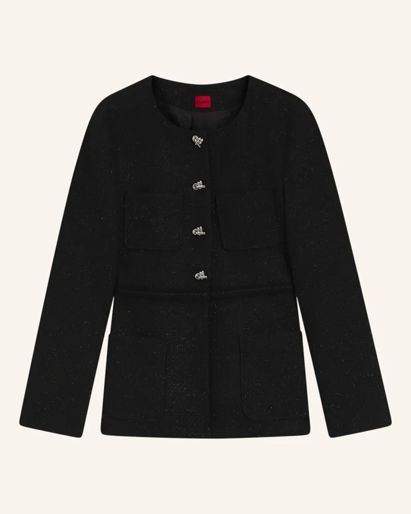 HUGO BOSS Blazer AFRANZI Regular Fit Schwarz