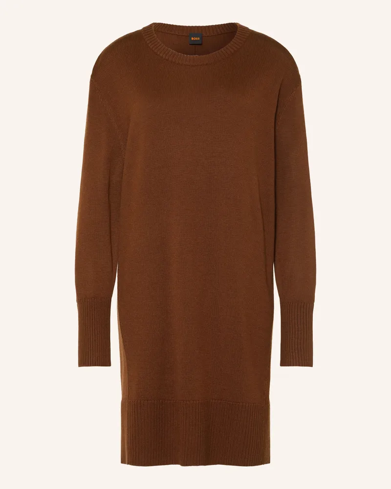 HUGO BOSS Strickkleid Ferinea braun Braun