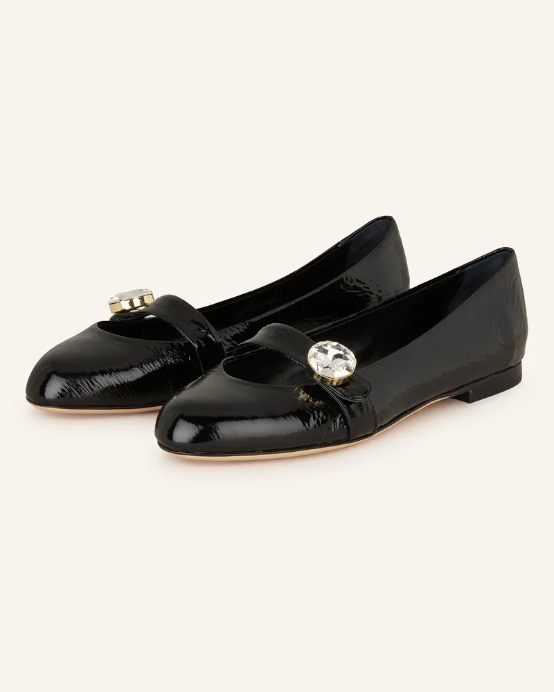 Attilio Giusti Leombruni Mary-Jane-Ballerinas Milly Precious schwarz Schwarz