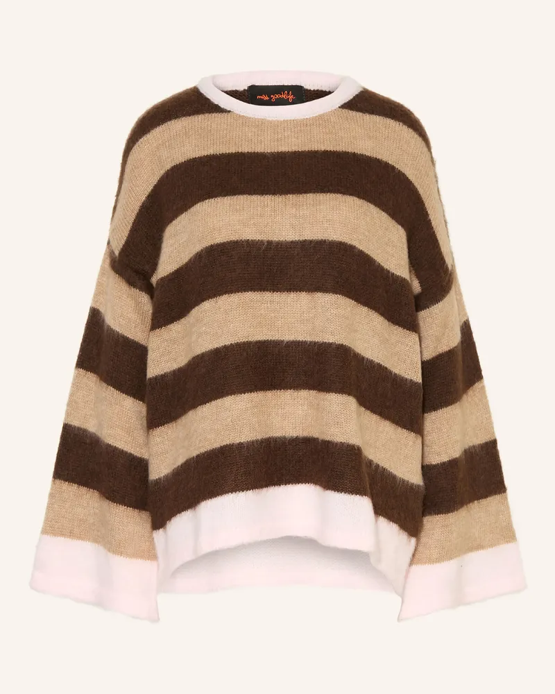Miss Goodlife Pullover Mit Alpaka beige Beige