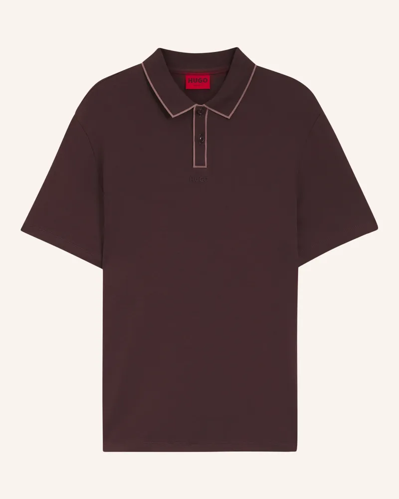 HUGO BOSS Poloshirt DALUMO Regular Fit Braun