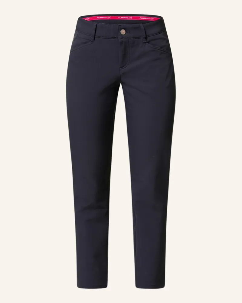 Alberto 7/8-Golfhose Mona 3xdry® blau Dunkelblau