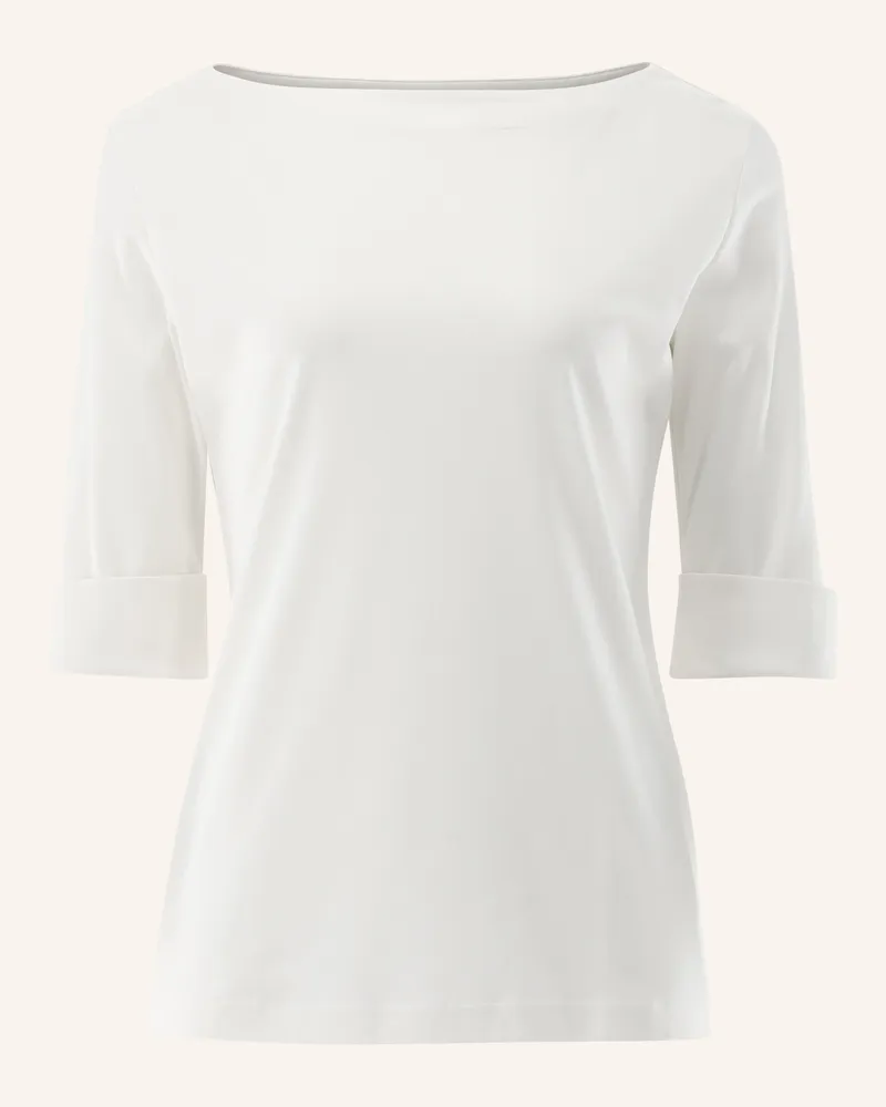 van Laack Jerseyshirt Slim Fit weiss Weiss