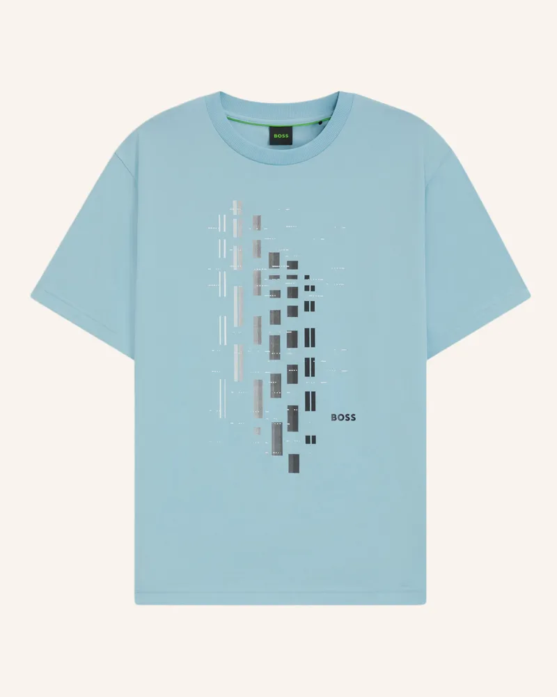 HUGO BOSS T-Shirt TEE GRX ZONE Regular Fit Hellblau
