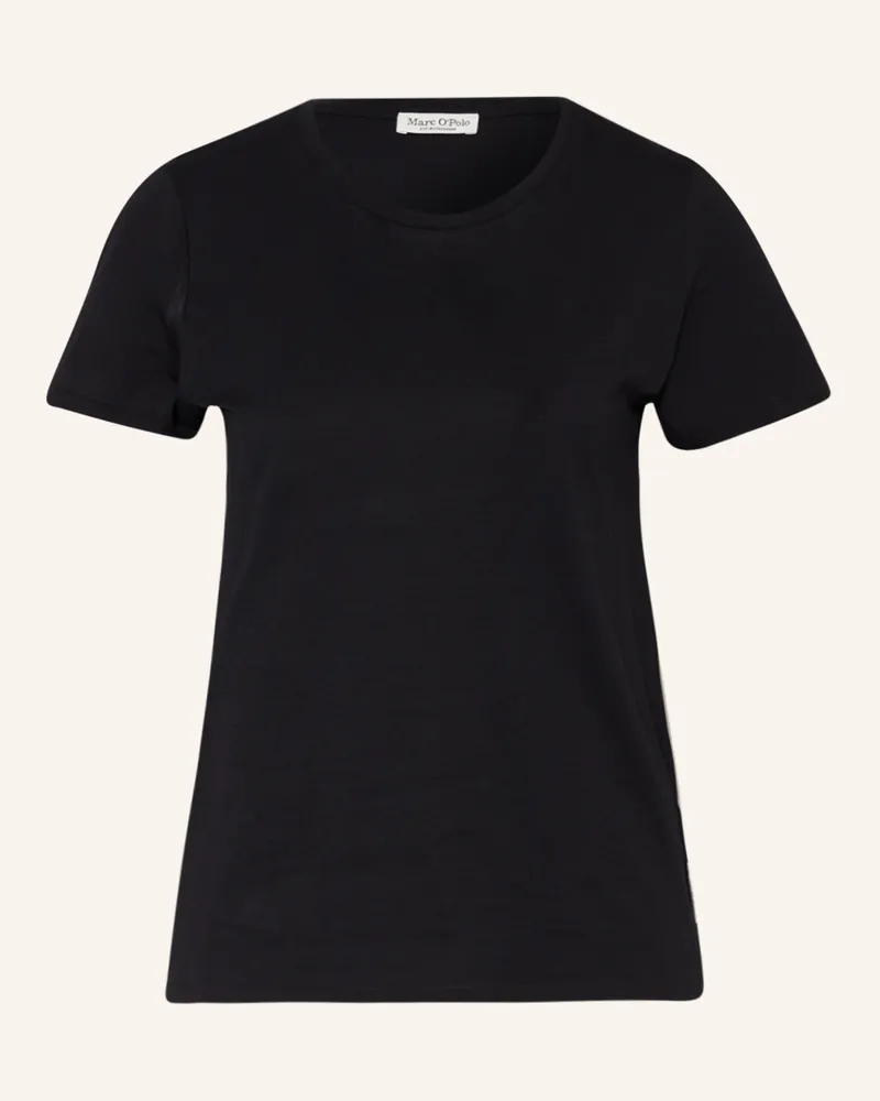 Marc O'Polo T-Shirt schwarz Schwarz
