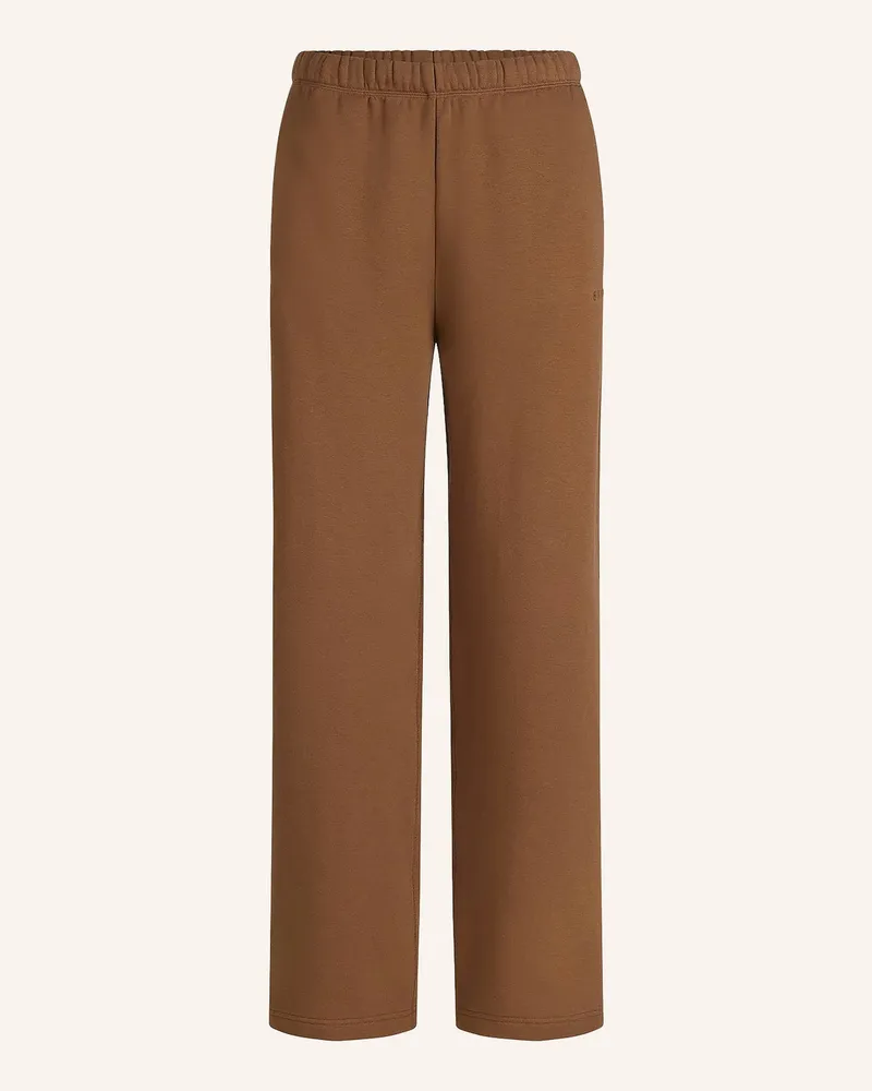 SKIMS Lounge-Sweatpants COTTON-FLEECE Bison