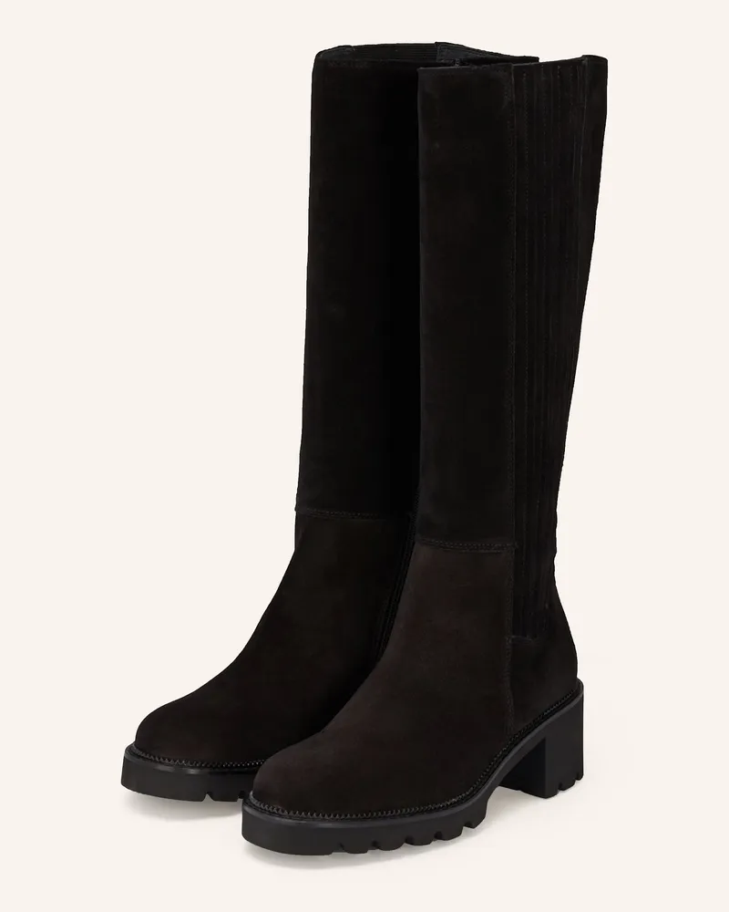 paul green Stiefel schwarz Schwarz