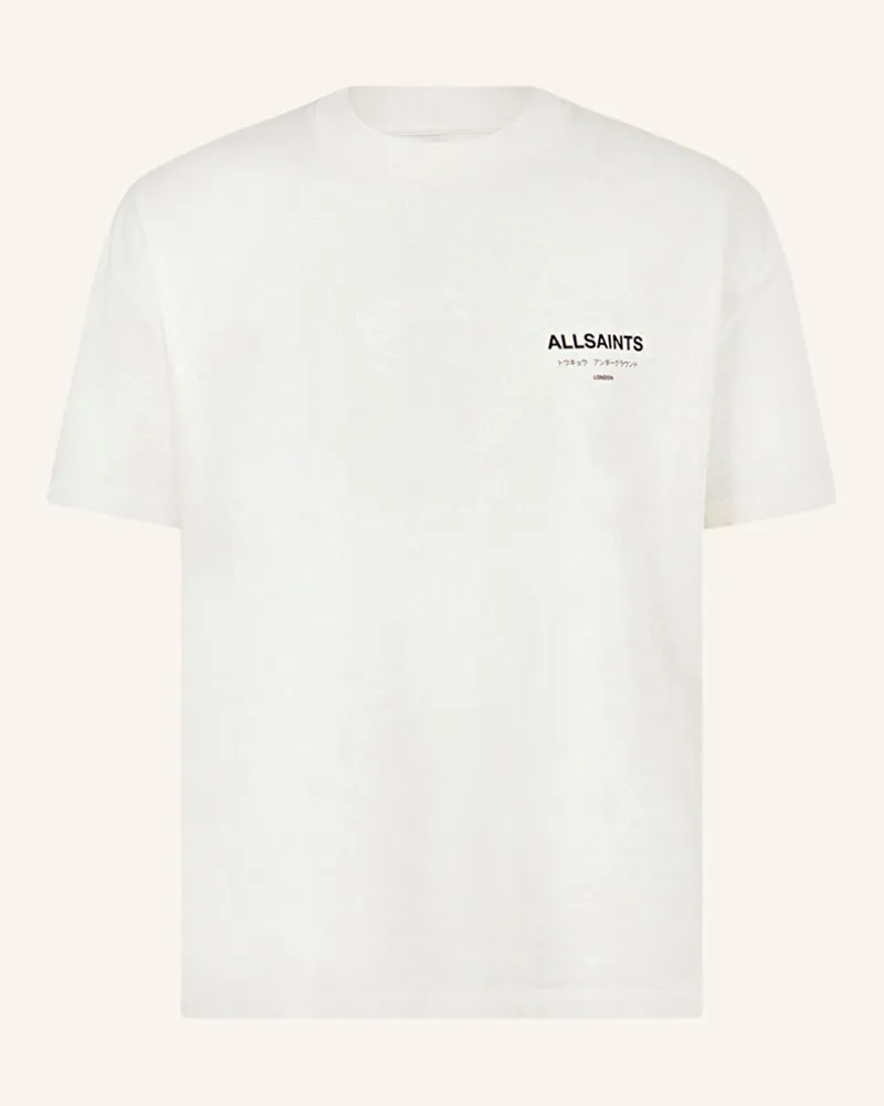 AllSaints T-Shirt Underground weiss Weiss