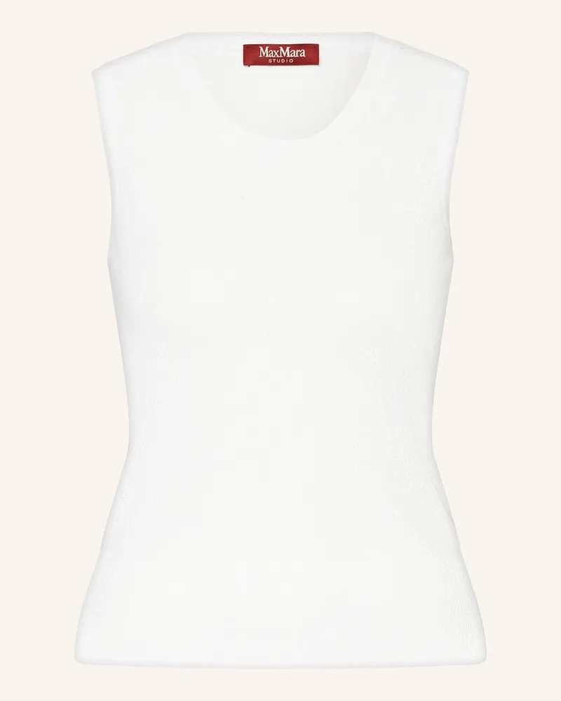 Max Mara Stricktop PEDONE Weiss