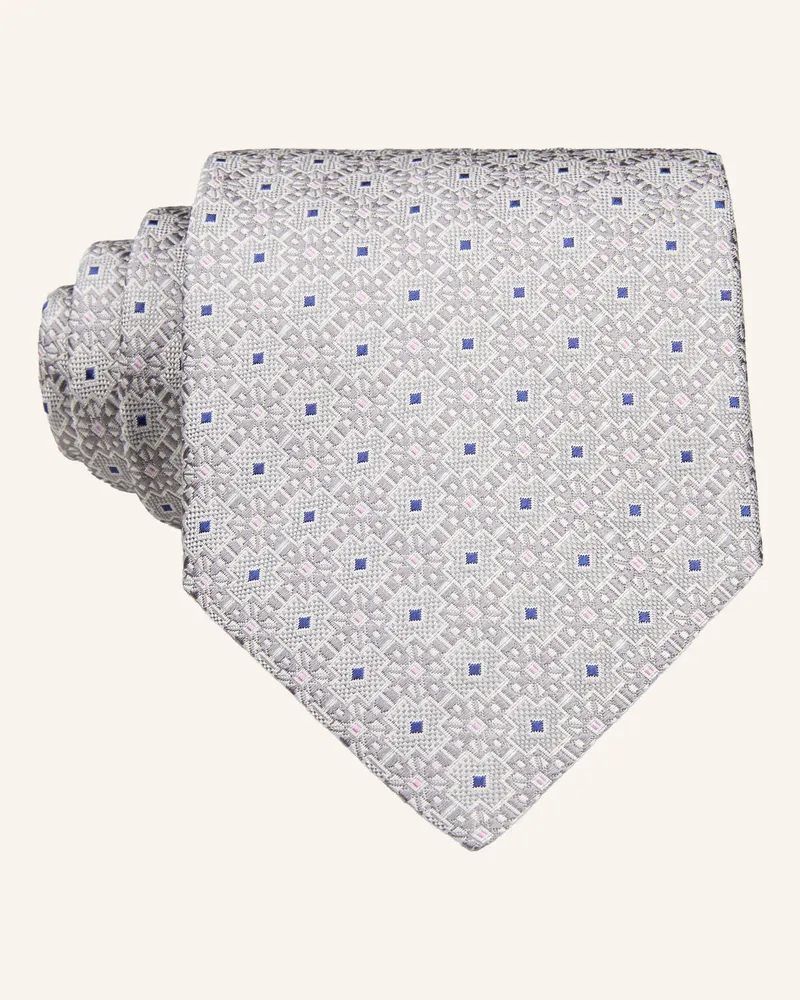 Eton Krawatte Medallion grau Grau