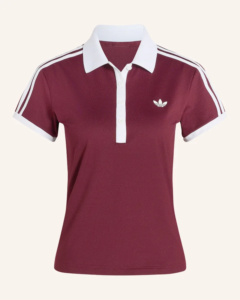 adidas Funktions-Poloshirt Classics rot Dunkelrot