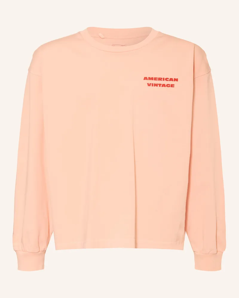 American Vintage Longsleeve Hellorange