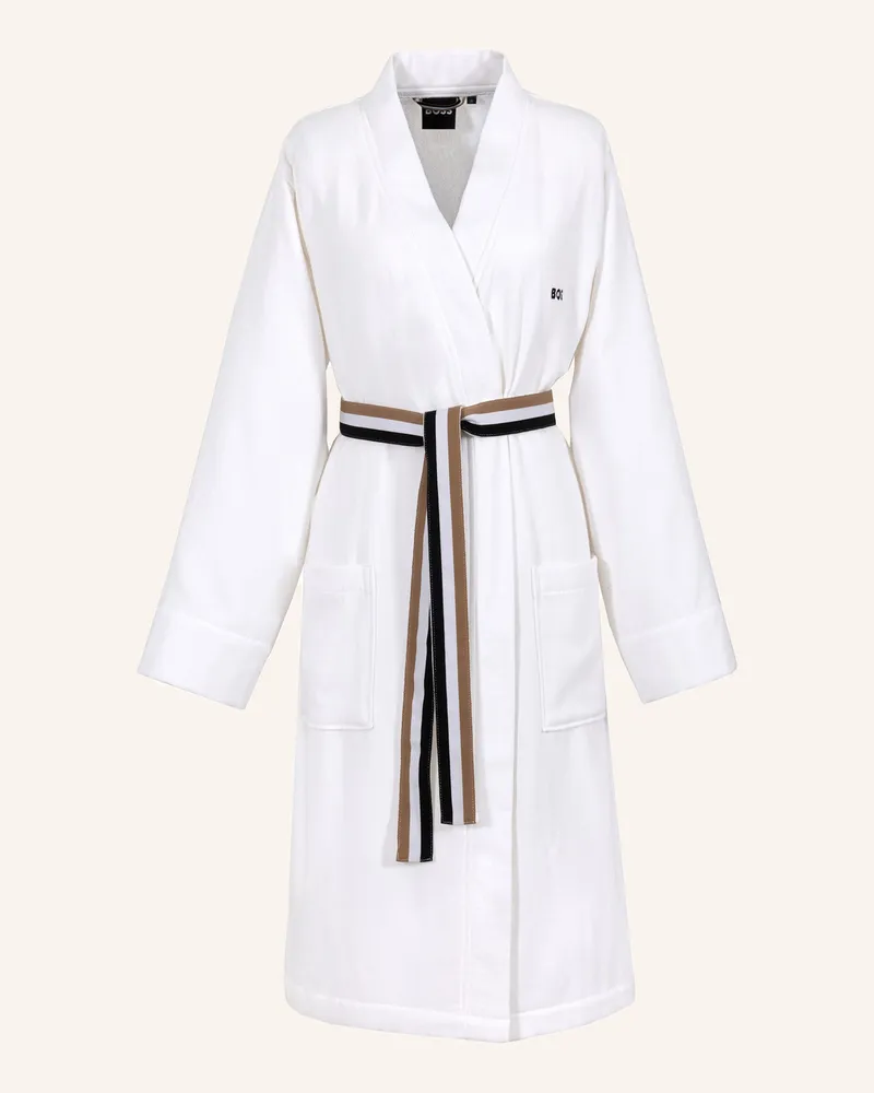 HUGO BOSS Bademantel BLINEA Weiss