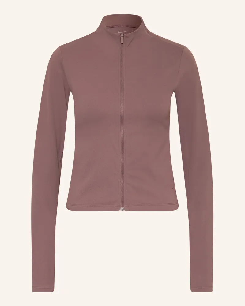 Nike Trainingsjacke Zenvy beige Braun