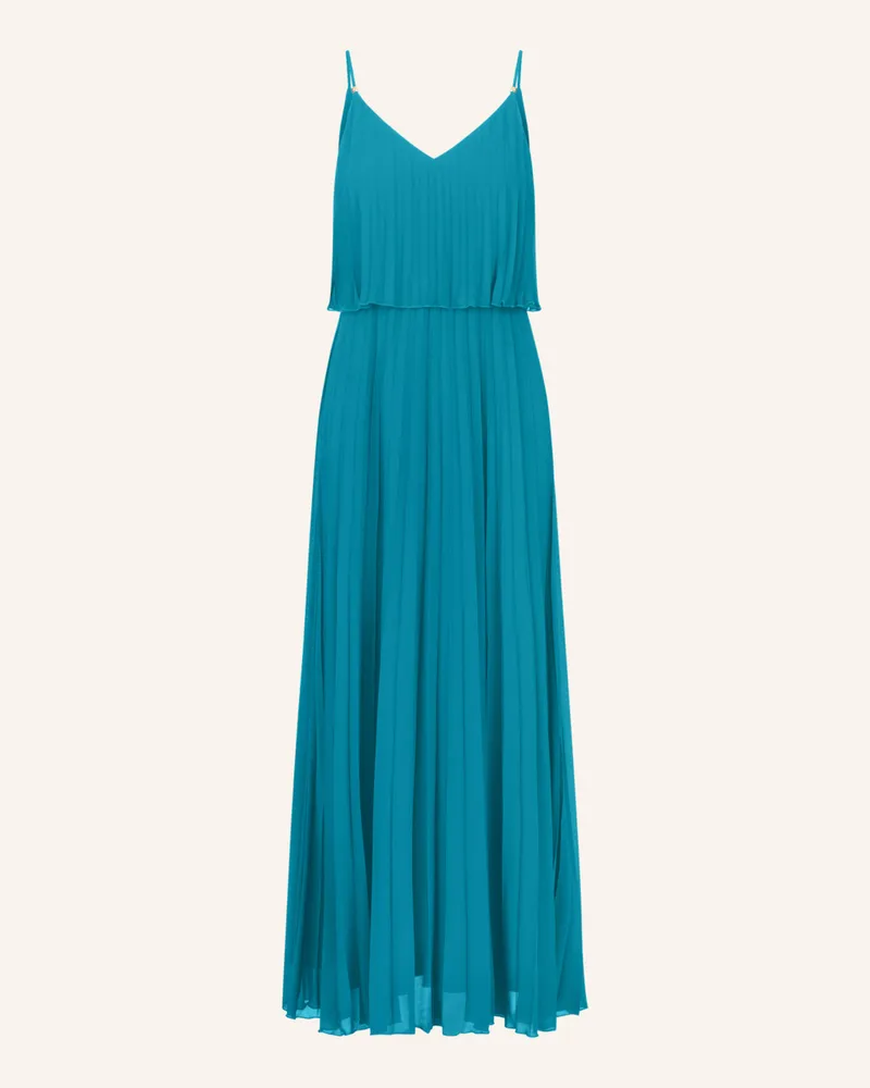 Apart Abendkleid mit Plissees Türkis