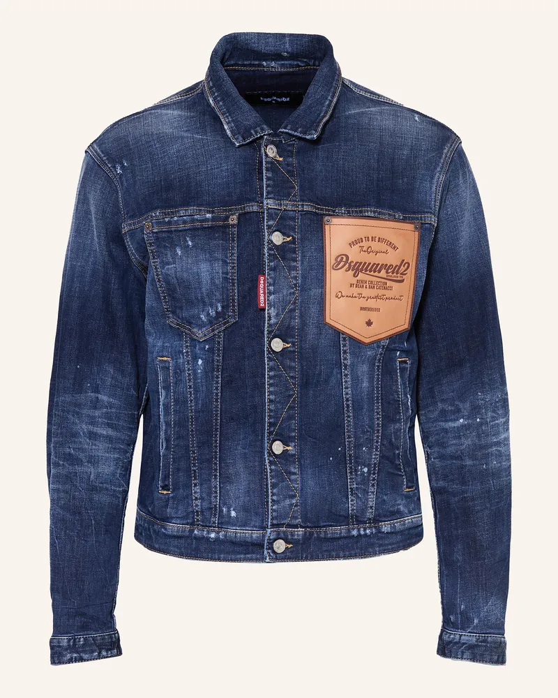 Dsquared2 Jeansjacke OVER JEAN Dunkelblau