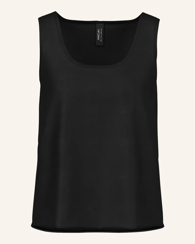 Marc Cain Seidentop schwarz Schwarz