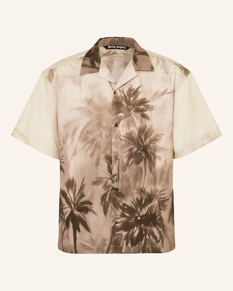 Palm Angels Resorthemd Comfort Fit Beige