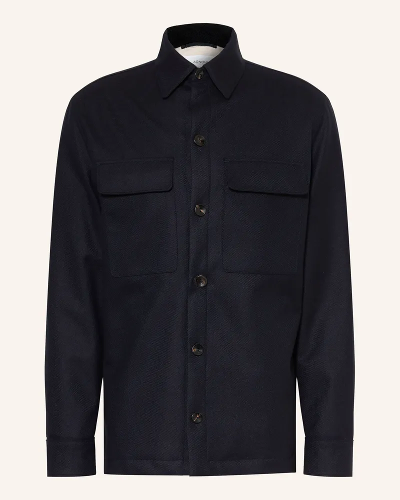 AGNONA Overjacket Aus Cashmere blau Dunkelblau
