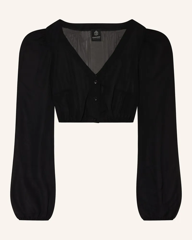 Hammerschmid Dirndlbluse HANNY Schwarz