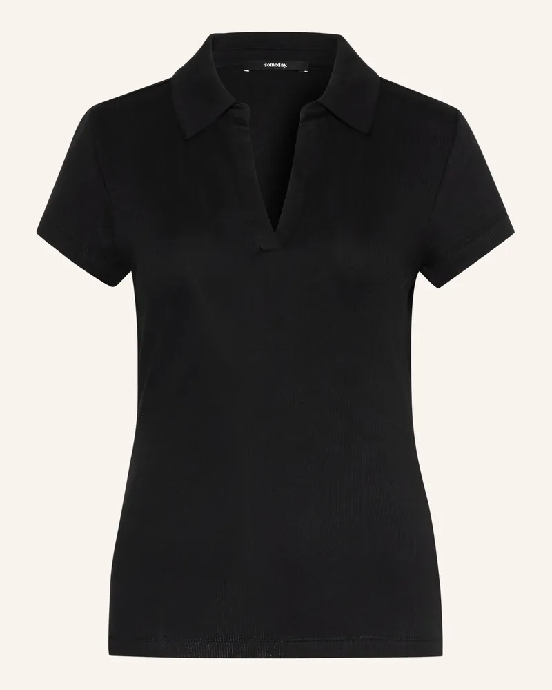 someday. Jersey-Poloshirt Kleoh Polo schwarz Schwarz