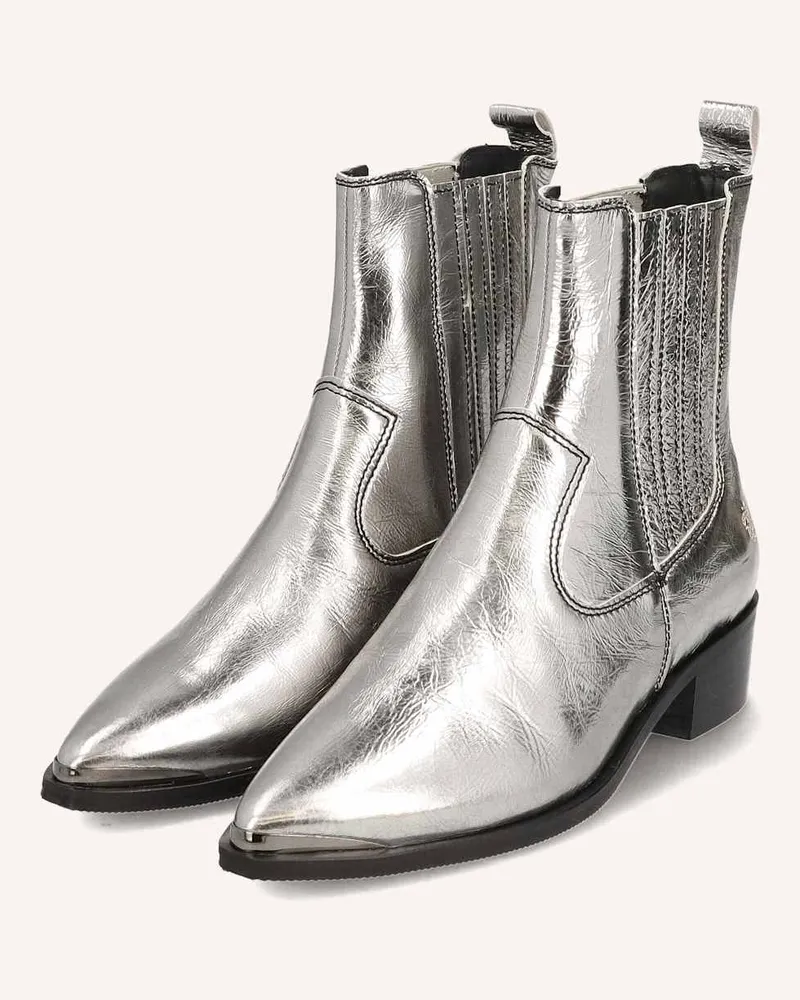 Apple of Eden Chelsea Boots - SILBER Silber