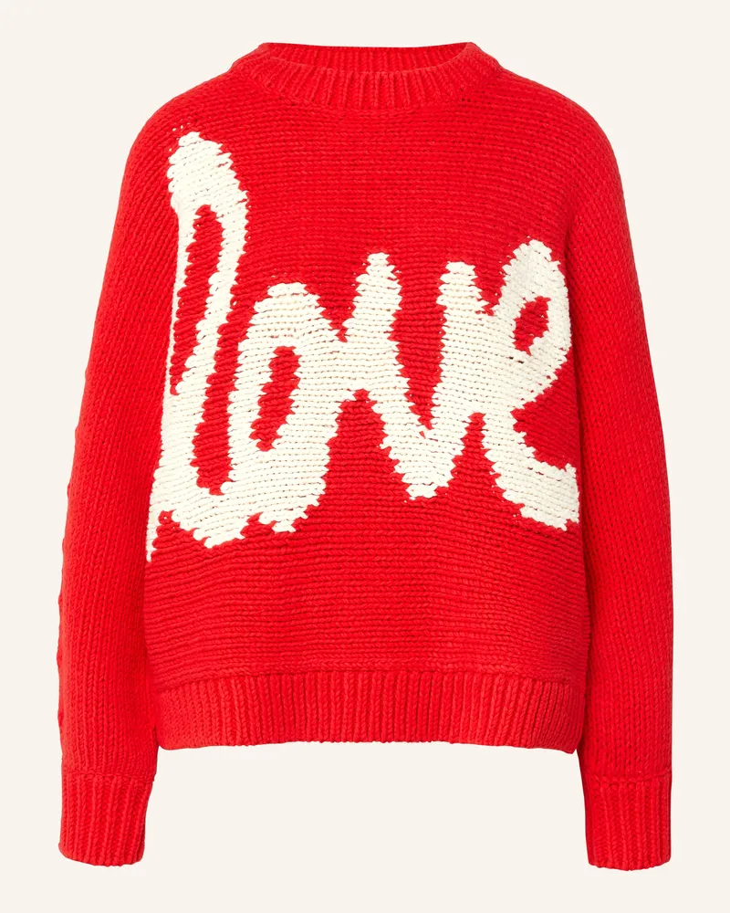 COMMA Pullover rot Rot
