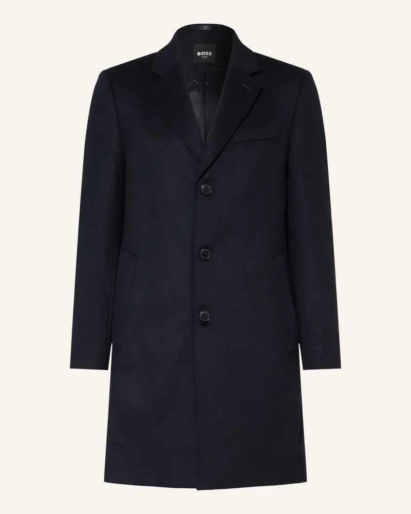 HUGO BOSS Wollmantel Hyde blau Dunkelblau