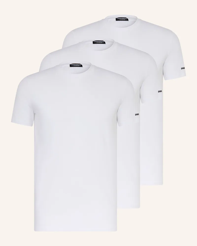 Dsquared2 2er-Pack T-Shirts weiss Weiss