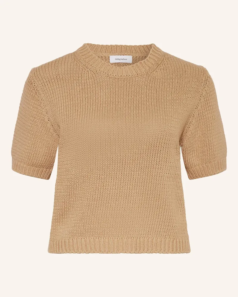 Darling Harbour Strickshirt braun Camel