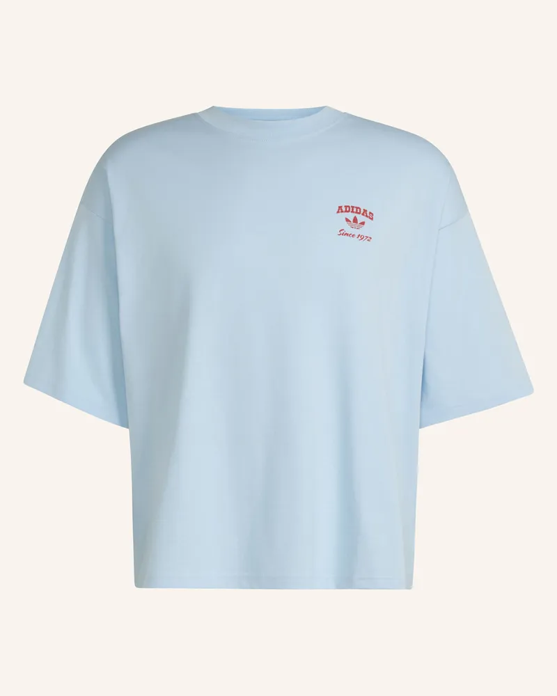 adidas Boots Grafik T-Shirt blau Blau
