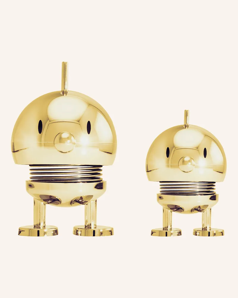 Hoptimist 2er-Set Dekofiguren Bumble Xs/S gold Gold