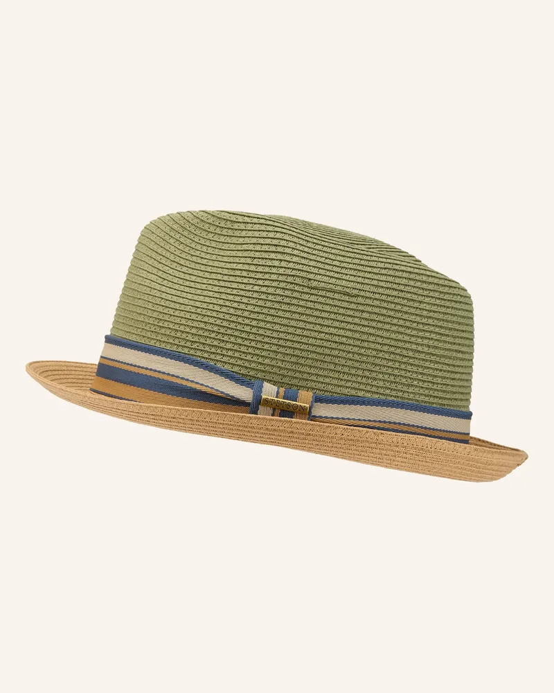 Stetson Strohhut Licano Trilby Toyo gruen Oliv